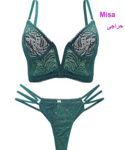 ست لباس زیر حراجی میسا کد 6105 دانتل صادراتی (MISA)